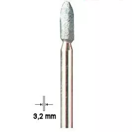 Meule carbure de silicium Ø 3,2 mm Dremel 83322